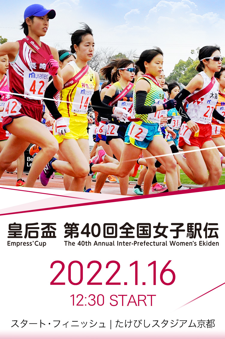 皇后杯 第40回全国女子駅伝 22年1月16日開催